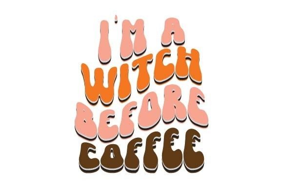 Im a Witch Before Coffee Retro Fall Embroidery Review