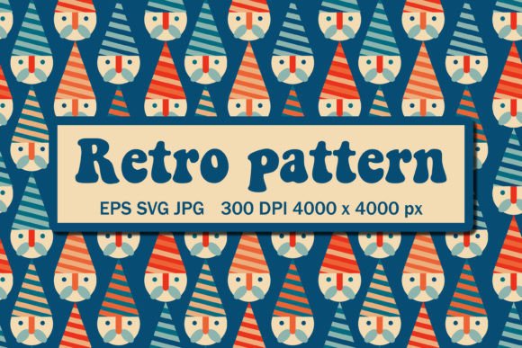 Real-World Review: Retro Pattern with Santa Claus Heads