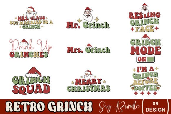 Retro Grinch Christmas SVG Design Bundle Review