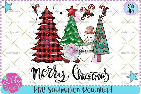 Retro Merry Christmas Sublimation, Snow