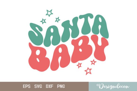 Santa Baby Retro Wavy Sublimation SVG Review